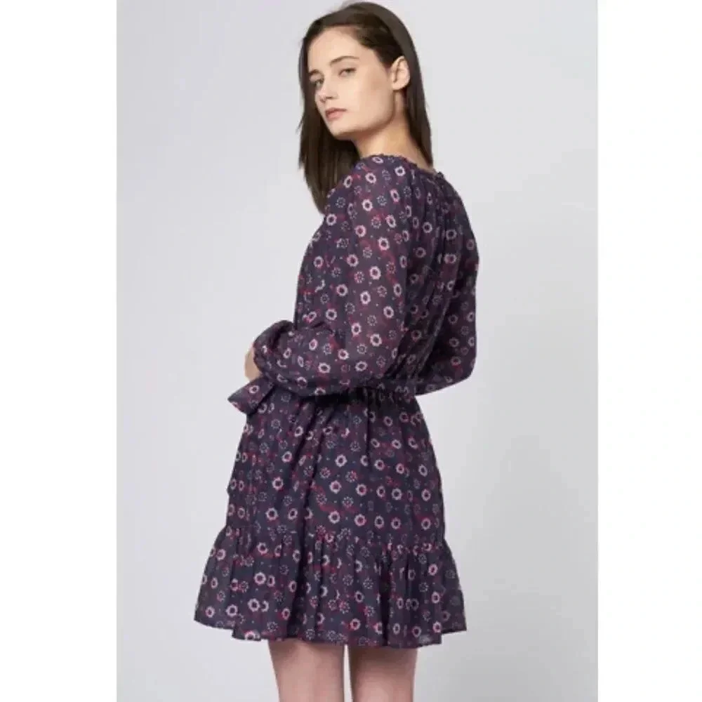Xirena Jia Dress Navy Rouge -sz M - Picture 12 of 14